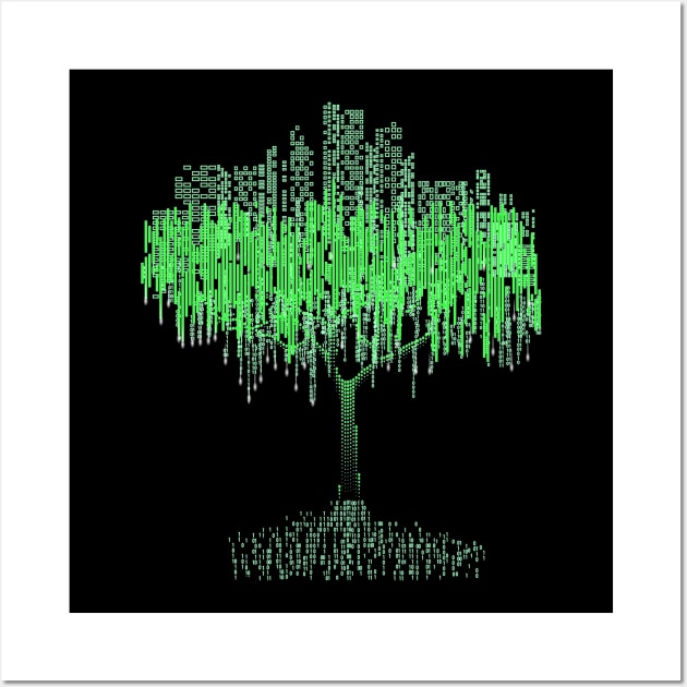 Binary Tree Coding Computer Programmer Coder Nerd Wall Art by vpgdesigns